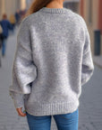 Round Neck Long Sleeve Sweater