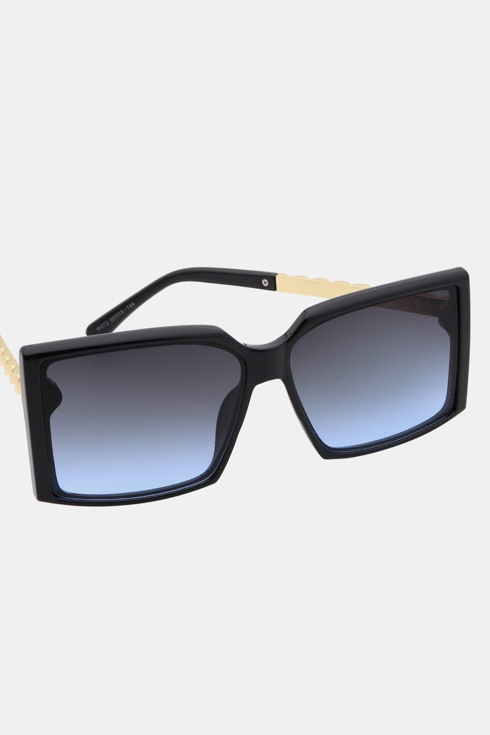 White Smoke Polycarbonate Frame Square Sunglasses