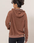 HYFVE Brushed Long Sleeve Hoodie with Kangaroo Pocket