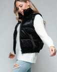 Snobbish Fine Fur Lining Quilted Vest