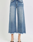 Risen High Rise Cropped Flare Jeans