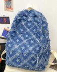 Star Denim Backpack Bag