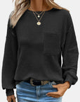 Mandy Round Neck Long Sleeve T-Shirt