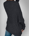 Double Take Pocketed Open Front Long Sleeve Cardigan