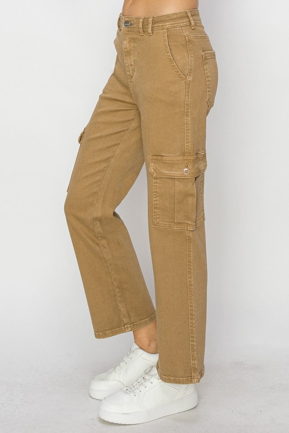 Sienna Risen Full Size High Rise Cargo Jeans