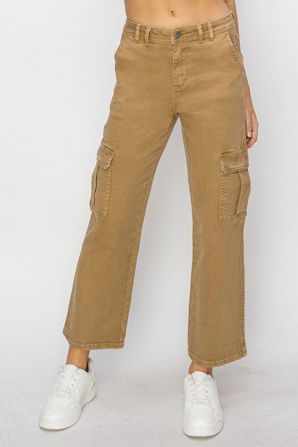 Sienna Risen Full Size High Rise Cargo Jeans