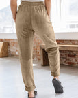 Drawstring Pants with Pockets