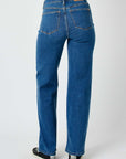 Dark Slate Gray Judy Blue Full Size High Rise Straight Jeans