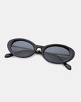 White Smoke Polycarbonate Frame Cat-Eye Sunglasses