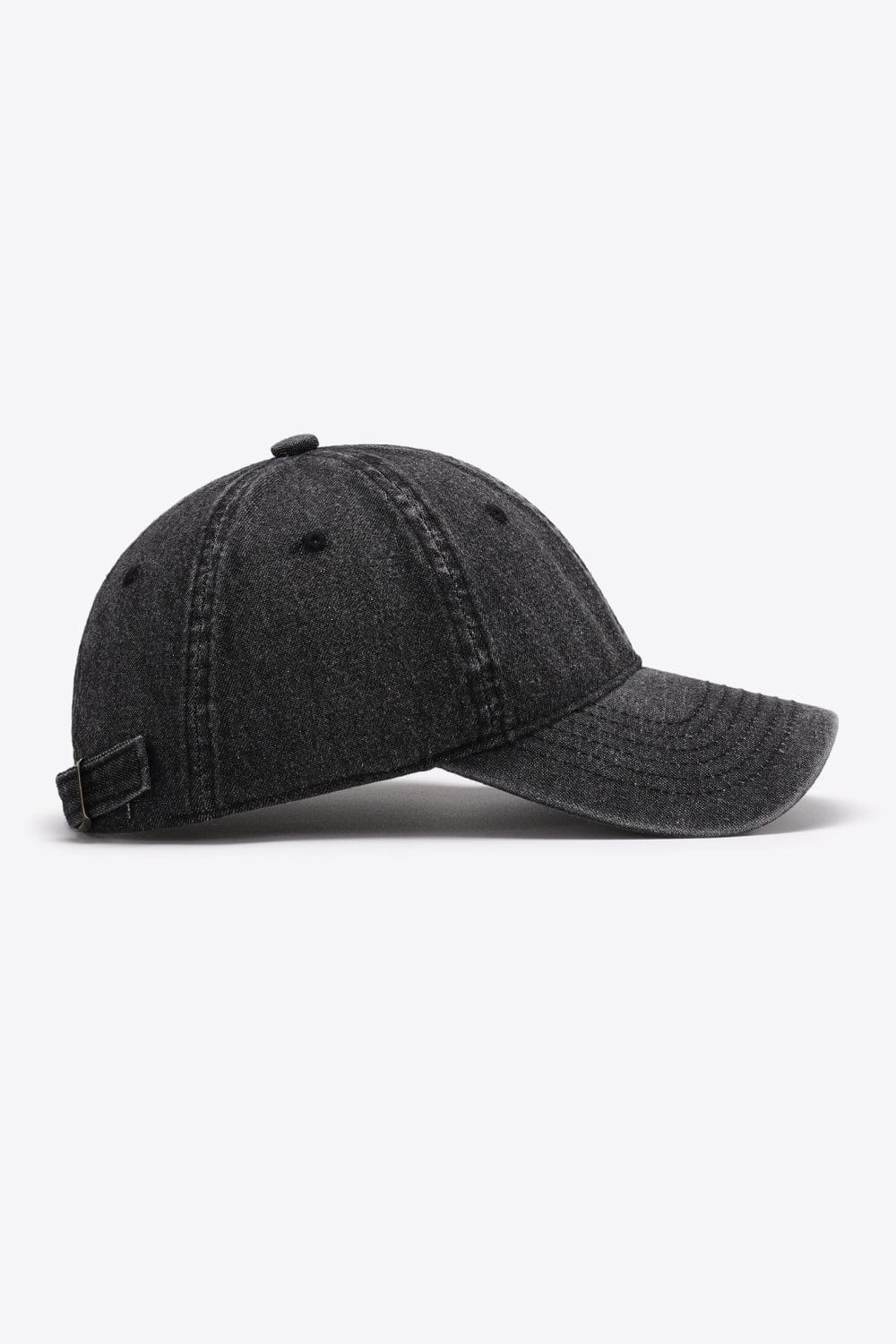 Dark Slate Gray Plain Adjustable Baseball Cap