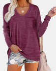 Round Neck Long Sleeve T-Shirt