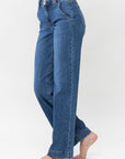 Judy Blue Full Size Double Button Wide Leg Jeans