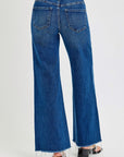 RISEN Tummy Control High Rise Wide Leg Jeans