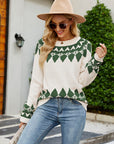 Round Neck Long Sleeve Sweater