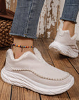 Thermal Suede Platform Slip-On Boots