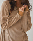 Round Neck Long Sleeve Sweatshirt