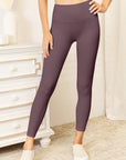 Bisque Double Take Wide Waistband Sports Leggings