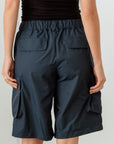 Dark Slate Gray Le Lis Navy Cargo Bermuda Shorts