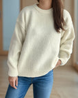 Round Neck Long Sleeve Sweater