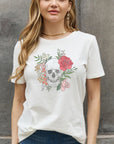 Simply Love Simply Love Full Size Skull Graphic Cotton Tee