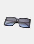 White Smoke Polycarbonate Frame Square Sunglasses