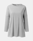 Full Size Round Neck Long Sleeve T-Shirt