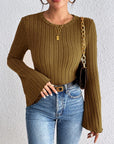 Honey Round Neck Flare Sleeve T-Shirt