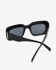 White Smoke Square Polycarbonate UV400 Sunglasses Sentient Beauty Fashions *Accessories