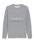 Dark Gray Do! Sentience Unisex Longer Sleeve Sentient Beauty Fashions Printed Sweater