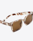 White Smoke UV400 Polycarbonate Square Sunglasses