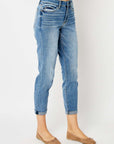 Judy Blue Full Size Cuffed Hem Slim Jeans