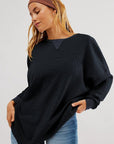 Round Neck Long Sleeve Sweatshirt