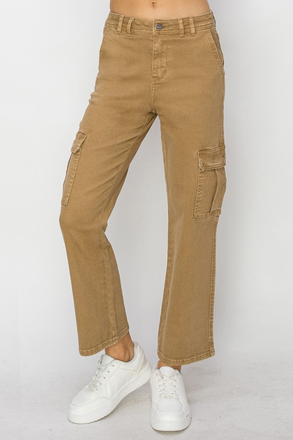 Sienna Risen Full Size High Rise Cargo Jeans