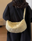 Quilted Polyester Crossbody Bag