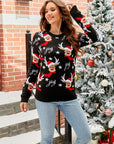 Reindeer Round Neck Sweater