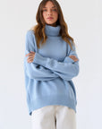 Turtleneck Long Sleeve Sweater