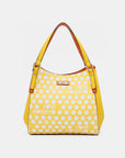 Nicole Lee USA Contrast Polka Dot Handbag