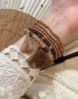 Tassel Rice Bead Bracelet