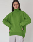 Turtleneck Long Sleeve Sweater