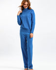 Basic Bae Turtleneck Raglan Sleeve Top and Pants Sweater Set