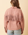 Mittoshop Fringe Detail Cotton Twill Jacket