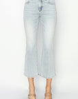 RISEN Full Size Mid Rise Cropped Flare Jeans