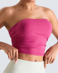 Ribbed Active Bandeau Top