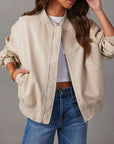 Zip Up Long Sleeve Jacket