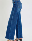 RISEN Tummy Control High Rise Wide Leg Jeans