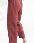 Drawstring Cropped Pants with Pockets