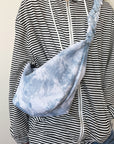 Tie-Dye Canvas Sling Bag