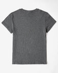 Lavender LOS ANGELES CALIFORNIA Round Neck T-Shirt