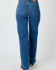 Dark Slate Gray Judy Blue Full Size High Rise Straight Jeans