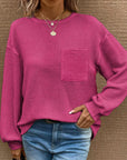 Mandy Round Neck Long Sleeve T-Shirt